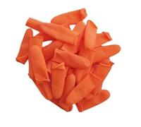 50Pcs Flexible Latex Finger Sleeves Finger Cots with Nonslip Surfaces for Jewelry Making and Precisions Operations Cots