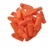 50Pcs Flexible Latex Finger Sleeves Finger Cots with Nonslip Surfaces for Jewelry Making and Precisions Operations Cots