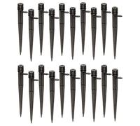 50Pcs Flow Irrigation Drippers, Adjustable 360° Water Flow Irrigation Drippers Stake System for Vegetable Garden, Garden, Greenhouse