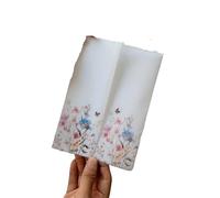 50Pcs Flower Vellum Wrap Suitable for A 5 X 7 Wedding Invitation for Invitations(Color3)