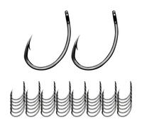 50Pcs Fly Fishing Hooks Gear Freshwater for Dry Flies for Catfish Bass Trout 11.2mmx18mm