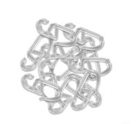 50pcs Folding Curtain Hooks with Optimized Geometry for Reduced Drag and Reliable Position Retention on Rods (clear 50pcs)