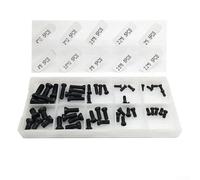 50pcs for CNC Carbide Screws for Securing Turning Tool Holder Inserts - M2, M2.2, M2.5, .5 & 4mm Thread Sizes, Black, High-Strength Hard Me