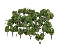 50Pcs For HO Scale Model Trees 7cm Plastic Scenery for Train Layout Railroad Diorama For Landscape Building Sand Table Accessories Party Home Display