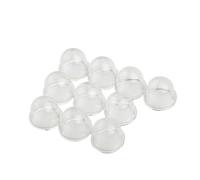 50pcs Fuel Pump Primer Bulb, 19mm PVC Carburetor Replacement for Chainsaw Trimmer Brushcutter Blower, Transparent Small Size