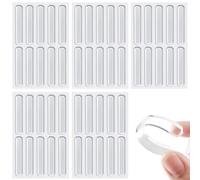 50PCS Furniture Protector Door Pads Stop Slamming Rubber Bump Stops Wall Protector Sticker, Rubber Buffer Pads Cupboard Door Stoppers Clear Bumper Stickers Self Adhesive Rubber Feet Soft Close Dampers