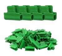 50pcs Garden Clips Greenhouse Clips Garden Netting Clips for 11mm Hoops Film Plastic Clamps for Fixing Plant Cover Greenhouse Plastic Sheeting Film Row Cover Greenhouses Accessories