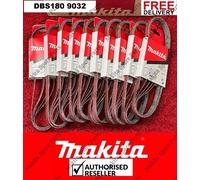 50Pcs Genuine Makita Abrasive Belts For 18V LXT 9mm Filing Sander DBS180Z -40G