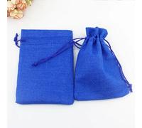 50pcs Gift Bag Vintage Style Natural Burlap Linen Jewelry Travel Storage Pouch Mini Candy Jute Packing Bags christmas gift box