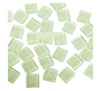 50pcs Glass Mixed Color Mosaic Tiles Pieces Handmade Crystal Creative Materials DIY Craft Mini for Art and Crafts(Apricot)