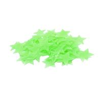 50Pcs Glow in The Dark Stars Wall Stickers, Glowing Stars for Ceiling and Wall Decals, 3D Glowing Stars, Perfect for Kids Bedding Room or Party Birthday Gift (Green)