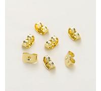 50pcs Gold Plated Small Size Earing Back Stopper Butterfly Earing Plug For DIY Jewelry Making Earing Pendant Finding