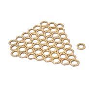 50pcs Golden Zinc Alloy Guitar Jack Nuts 8mm Replacement