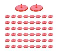 50pcs Golf Ball Markers Colorful Transparents Light Weight for Green Positioning Multicolor Option Reusable Tees Markers