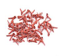 50PCS Graft Clips Plastic Construction for Cucumber Eggplant Watermelon Plants Supporting Seamless Grafting Operation (Round mouth)