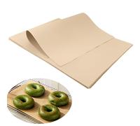 50PCS Greaseproof Paper Sheets, 20 x 30cm Parchment Paper Sheets for Baking Non-Stick Pre-Cut Unbleached Baking Papers Waterproof Cooking Papers for Oven Air Fryer Grilling Steaming