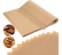 50PCS Greaseproof Paper Sheets, Baking Paper, Burger Sheets, Baking Parchment Roll, Waterproof Greaseproof Paper Food for Rosating, BBQ, Baking Cookies(20x30cm)