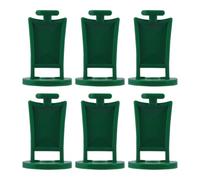 50pcs Greenhouse Extension Clamps Plastic Plant Clips | Green Colour, Easy Installation, Lightweight Alternative to Metal, Suitable for Gardeners, Nursery Staff and Shade Cloth