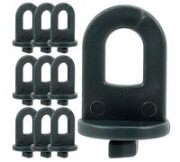 50pcs Greenhouse Hooks Plastic Plant Support Clip for Vegetables | Green Plastic, Tool-free Mounting, Easy Removal, Nursery Greenhouse and Orchard Use for Support Wires