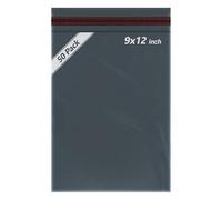 50pcs Grey Parcel Bags, Postage Bags, Mailing Bags 9x12 Sizes 50 Pack Poly Postal Bags Self Seal iSOUL Small to Large Mailing Bags Packaging Assorted Mailers Posting Shipping Post Bag Envelopes