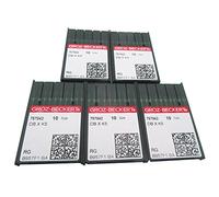 50PCS Groz Beckert DBXK5 Industrial Embroidery Machine Needles in CKPSMS Clear Plastic Box Compatible with/Replacement for Tajima Brand Barudan Brand SWF Brand (70/10)