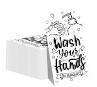 50PCS Guest Towels Napkins Disposable Paper Hand Towels, 40 x 33cm Unfolded | Wash Your Hands Paper Towels Decorative Wedding Serviettes Napkin for Bathroom Powder Room Party Supplies