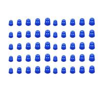 50Pcs Guitar Fingertip Protectors Silicone Finger Guards Nonslip Finger Protections Covers Caps for String Instruments for Guitar Ukulele Bass