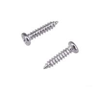 50pcs Guitar Tuning Peg Screws 2.2mm x 11mm for Acoustic Electric Bass Ukulele For Banjo Machine Head Replacement - Black/Silver(SILVER)