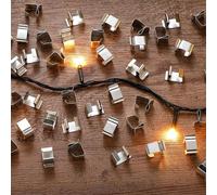 50PCS Gutter Clips for Hanging Outdoor Lights Christmas Light Outside String Weatherproof