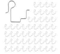 50Pcs Gutter Guards Christmas Light Hook Clips Metal Steel Gutter Hook Lights Hanger for Outdoor Christmas Lights
