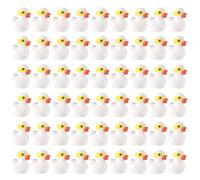 50pcs Halloween Mummy Ducks Bulk, Halloween Mini Ducks Figurine Novelty Tiny Miniature Resin Small Ducks for Halloween Party Favors Garden Micro Landscape School Crafts Decoration