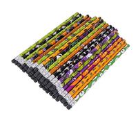 50pcs Halloween Pencils HB Pencils Wrinting Painting Drawing Stationary Rewards Halloween Party Favor for Kids Children Random Color