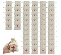 50PCS Hangover Kit Bags, 3.9x5.5 Inch Hangover Bags with Drawstring for Wedding Bachelorette Party Favor Kit