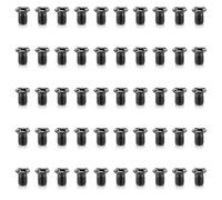 50Pcs Hard Drive Screws 2.5 inch, #6-32 x 1/4" Phillips Flat Head Machine Screws M3 x 5mm Black Phillips Flat Head Machine Screw Stainless Steel lat Heads Cap Screw Bolts for 2.5 inches Hard Drive