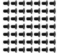50Pcs Hard Drive Screws 2.5 inch,Stainless Flat Phillips Head HDD SSD M3 x 5mm Mounting Screw for Computer PC Laptop Case,2.5" Black