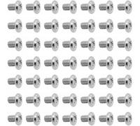 50pcs Hard Drive Screws 3.5 inch,Stainless Flat Phillips Head HDD 6#-32 x 1/4" Mounting Screw for Computer PC Laptop Case,3.5" Silver