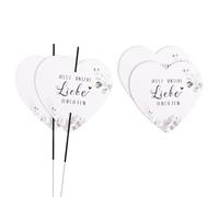50pcs Heart Shape Sparklers Wedding Tags, Sparkler Labels Wedding, Let Our Love Glow Card Holder, Glow Stick Signs Birthday Christening Communion Wedding Decoration, Gift Tags