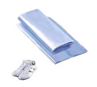 50pcs heat shrink wrap PVC Clear shrink wrap bags, Transparent Heat Shrinkable Film Storage Bag Waterproof Heat Seal Bags for Shoes Soap Candle Clothes Diy Craft Crafts (13.78x7.87inch/35x20cm)