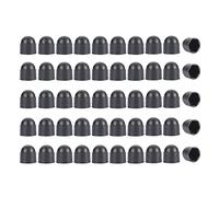 50Pcs Hex Nut Cover,M10*17 * 20 Bolt Dome Caps,Plastic Dome Bolt Nut Protection Caps for Bolts,Hex Hexagon Screws