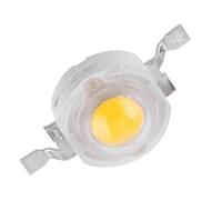 50pcs High Luminance SMD 1W Cool White LED Lamp Beads for Floodlight Spotlight for Home Studio Exhibition Aluminum Warm White (Warm)