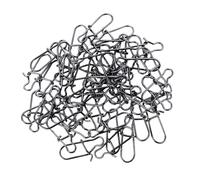 50pcs High Strength Fishing Snap Clips Quick Change Clip Hook Pin Lure Connector Easy Snap Fishing Hook