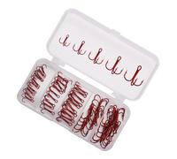 50pcs High Strength Fishing Treble Hooks Brave Sharp Sea Hook Replacement Reinforced Lures Durable Treble Strengthening Lures