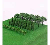 50pcs HO Scale Trees for Architectural Models DIY(A)