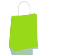50pcs Holiday Party Gift Bag Paper with Handle Jewelry Shopping Bags Valentine's Day Wedding Colored for Gift Bags(Deep green)