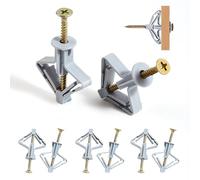 50pcs hollow wall fixings, plugs for plasterboard,dry wall fixings plasterboard expansion dowels