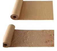 50pcs Honeycomb Packing Paper Sheets, Recyclable Kraft Cushion Wrap Alternative to Bubble Wrap, 15x15-50x50cm, for Moving Shipping Gifts(Green 20cm*40cm)