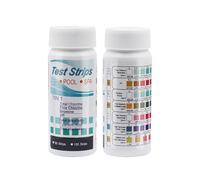 50Pcs Hot Tub 7 In 1 Test Strips, pH Test Strips, PH Tester for Drinking Water, Pool Water Testing Kit for Free Chlorine, Total Chlorine, Bromine, Hardness, Cyanuric Acid, PH and Total Alkalinity