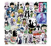 50pcs Hunter×Hunter Stickers, Cool Cartoon Waterproof Vinyl Anime Decal for Cars Motorcycle Portable Luggages Ipad Laptops