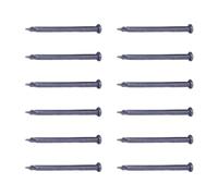 50pcs Inch Carbon Steel Cement Nails for Concrete Wall Framing | Point Tip, Black Plated Finish, Rust Resistant Build, Strong Holding Power for Masonry Work