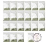 50PCS Individually Wrapped Disposable Shower Caps, Plastic Waterproof Elastic Hair Bath Caps,Multipurpose Travel Shower Caps for Hair Treatment, Salon, Spa, Hotel, Travel, Home Use